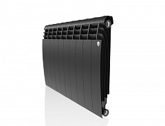 Биметаллический секционный радиатор отопления Royal Thermo Biliner Noir Sable 500 / 10 секций