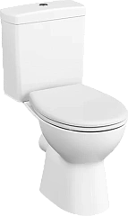 Унитаз напольный Vitra 9864B003-7201 безободковый (нижний подвод) S10 SmoothFlush c термопластовым сиденьем микролифт