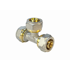 Тройник Valfex для труб PE-RT/Al/PE-RT, обжимной 32