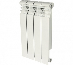 Биметаллический секционный радиатор отопления Rommer Profi Bm 350 (Bi 350-80-150) / 4 секции