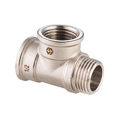 Тройник MVI резьбовой ВВН 3/4, DN20, латунь