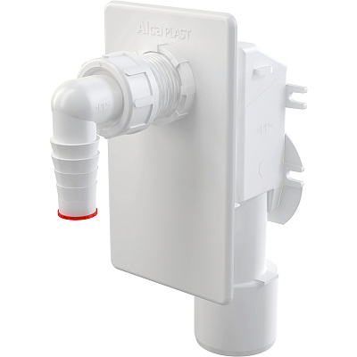 Сифон для стиральной машины под штукатурку, белый Alcaplast APS4