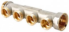 Коллектор VALTEC 1х4 вых. Евроконус 3/4