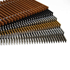 Декоративная решетка Minib для конвекторов, B=243мм, алюминий, L=2000мм.