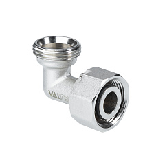 Угольник VALTEC под евроконус 3/4(EK ВР)х3/4(EK НР)