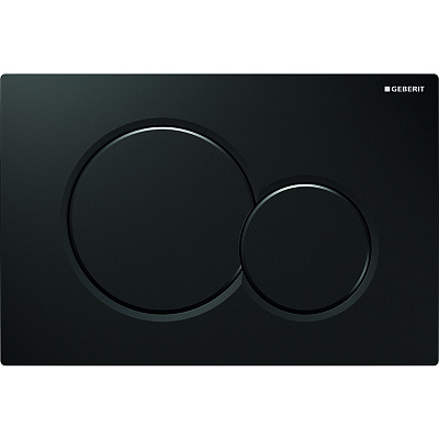 Кнопка смыва Geberit Sigma 01 двойной смыв, чёрный 115.770.DW.5