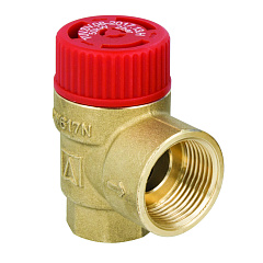 Клапан предохранительный Afriso MS для систем отопления, 3 бар, 3/4 x 1