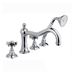 Смеситель на борт ванны NICOLAZZI на 3 отверстия DAMES ANGLAISES 1449CR18