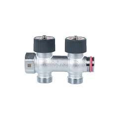 Распределительный коллектор РЕХАУ с плавной регулировкой G 3/4 2 отвода G 3/4