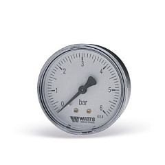 Манометр Watts F+R100 50/6, аксиальный