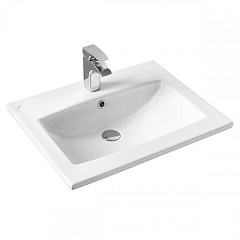 Раковина накладная SANTEK ЭЛИНА 60 см белая