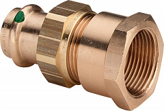 Соединение медное Viega разъемное с внутренней резьбой 15 мм х Rp 1/2 , Sanpress, модель 2262