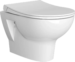 Унитаз подвесной Vitra 5795B003-6077 Комплект: Безободковый Zentrum + тонкое дюропластовое сиденье микролифт