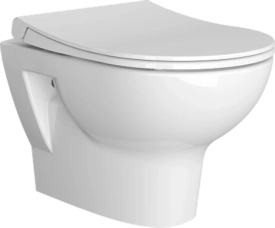 Унитаз подвесной Vitra 5795B003-6077 Комплект: Безободковый Zentrum + тонкое дюропластовое сиденье микролифт