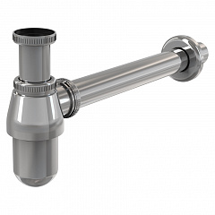 Сифон бутылочный 1 1/4 x 32 для раковины (латунь), хром Alcaplast A431