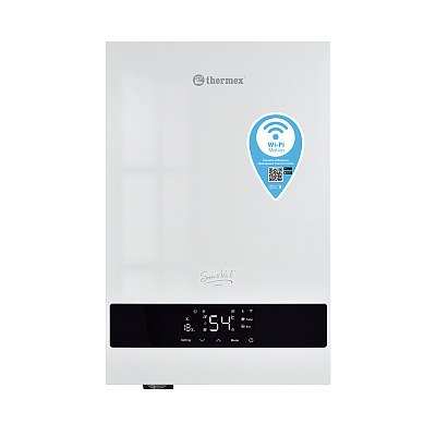 Электрический котёл отопления настенный Thermex Sonne 12 Wi-Fi одноконтурный (White)