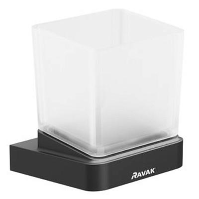 Стакан Ravak 10 матовый черный X07P557
