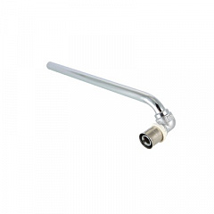 Угольник радиаторный пресс VALTEC с латунной хром. трубкой 15 мм, 16х15х300 (правый)