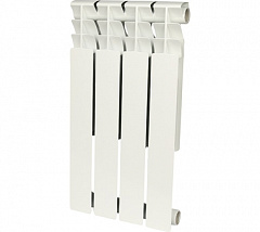 Биметаллический секционный радиатор отопления Rommer Optima Bm 500 / 4 секции