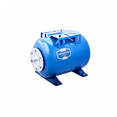 Расширительный бак (гидроаккумулятор) Aquario 24 л горизонтальный, для системы водоснабжения