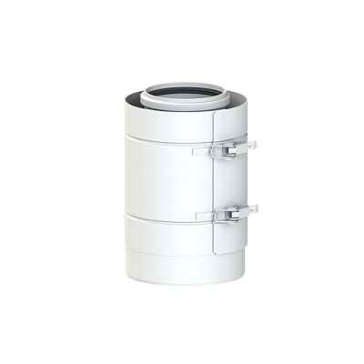 Труба коаксиальная Cox Geelen надвижная D=80/125 мм, L=255 мм, CoxDENS PP/Alu + CONNEXT X7