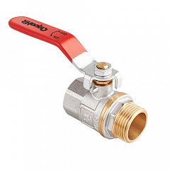 Кран шаровой MVI AquaHit полнопроходной внутренняя-наружная, ручка (РГШ) 1 1/2