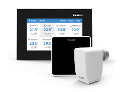Терморегулятор TECH ST-8S WiFi беспроводной контроллер для радиаторного отопления