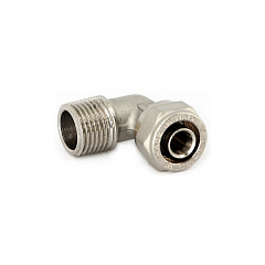 Угол UNI-FITT обжим-Н 26 х 1, никелированный