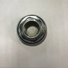 гайка проходная, правая 3/4 (хром)