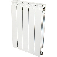 Биметаллический секционный радиатор отопления Stout Style 350 / 10 секций