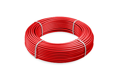 Труба из сшитого полиэтилена Valfex с барьерным слоем EVOH тип PE-Xa 16х2.0 мм, красная, 10206016