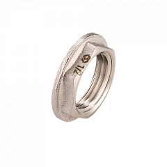 Контргайка MVI с ребордой, резьба ВР 1 1/2, DN40, латунь