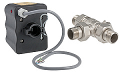 Кран шаровой Enolgas трехходовой (L) 1 , с сервоприводом