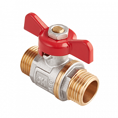 Кран шаровой MVI AquaHit полнопроходной наружная-наружная, бабочка (БШШ) 1/2