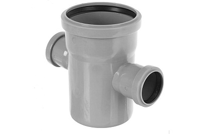 Крестовина PRO AQUA Comfort PP одноплоскостная переходная 87,5 градусов 110x50x50 внут.канализация