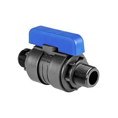 Кран шаровой Valfex ПНД компрессионный НР/НР разборный 1/2x1/2 Ду16