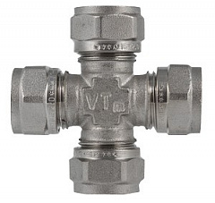 Крестовина обжимная VALTEC 26х16х26х16, VTm.341.N.261626