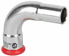 Колено MVI 90 градусов, ВН пресс, из оцинкованной стали 15