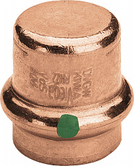 Заглушка медная Viega 15 мм, Profipress, модель 2456