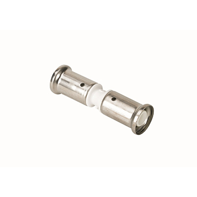 Муфта Henco ПВДФ пресс (белая), 26x26