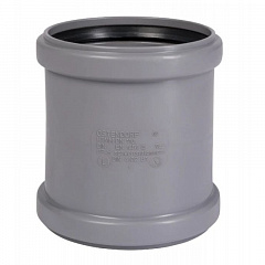 Муфта двойная для внутренней канализации Ostendorf HTMM 110