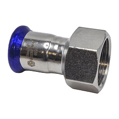 Пресс-муфта MVI из нержавеющей стали 22х1/2 с переходом на внутреннюю резьбу