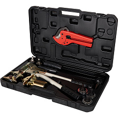 Универсальный комплект механического инструмента Stout (5 насадок: 16, 20, 25 для PEX, 16, 20 для стабильной трубы)