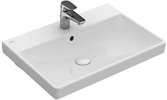 Раковина накладная Villeroy and Boch AVENTO 65x47 см белая
