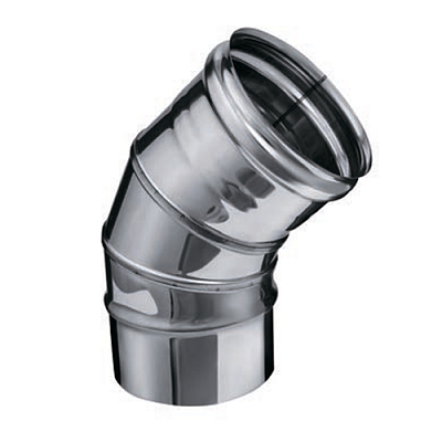 Колено FERRUM 3 секции, угол 135гр. (430/0,5 мм) Ф160