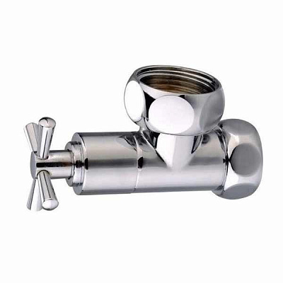 Вентиль угловой Terminus ВН-ВН 1 x 3/4 с крестовой рукояткой