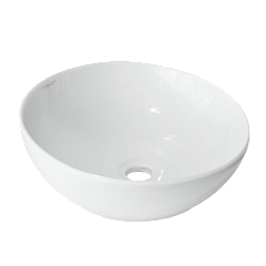 Раковина накладная Sanita Luxe Art Cut белая