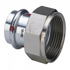 Соединение Viega Prestabo с накидной гайкой 42 мм х G 1 3/4 НГ, модель 1163