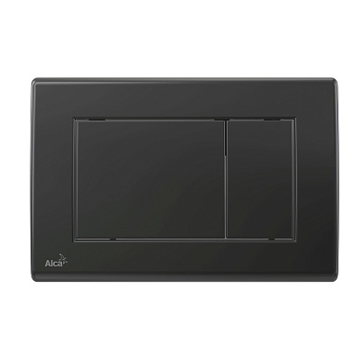 Кнопка смыва, пластик, черный матовый Alcaplast M278