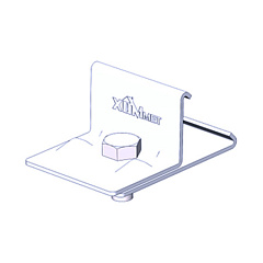 Установочный элемент Хоммет для крепления вспомогательных элементов к профилю